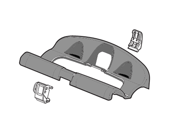 THULE varuosa 561/591 rattahoidja rihmakinnitid 2tk + alustald