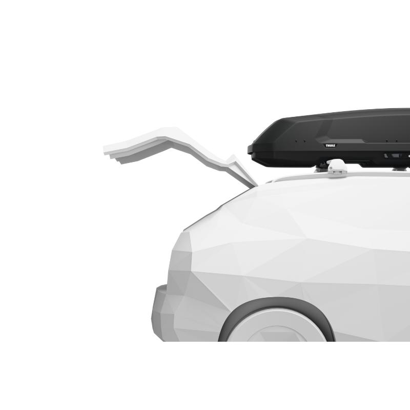 Katuseboks Thule Force 3 XL (215x87x47cm; 500L), Black Matte