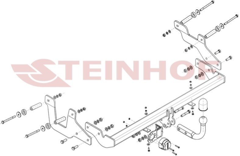 Veokonks STEINHOF Toyota Avensis universaal 09-19 stats.