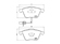 Piduriklotsid, ketaspidur AUDI (FAW) A4 B7 (8YC) 04/03-09/08 / AUDI (FAW) A6