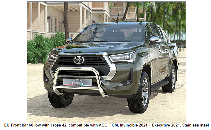 Esiraud e-sertifikaadiga ANTEC Toyota Hilux 21- 60mm+42mm