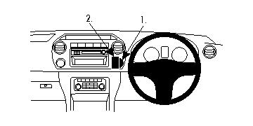 Paigaldusalus, mudelikohane VW Amarok 11-16, keskele