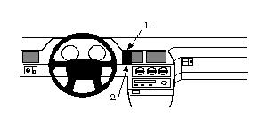 Paigaldusalus, mudelikohane Volvo 960 95-