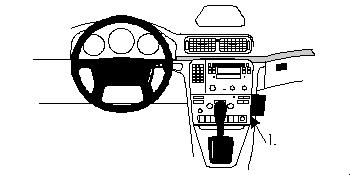 Paigaldusalus, mudelikohane Volvo S80 99-02