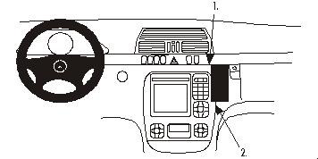 Paigaldusalus, mudelikohane MB S-Class 00-