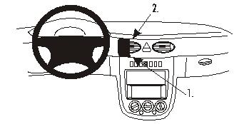 Paigaldusalus, mudelikohane MB A-Class 01-02