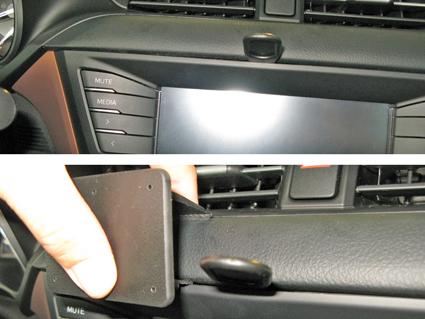 Paigaldusalus, mudelikohane Toyota Avensis 17-19 keskele