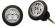 Vilkur Button 3LED punane 1tk.