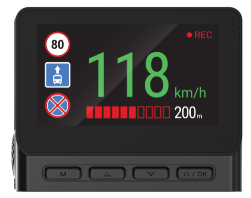 Autokaamera Navitel RS990 GPS 512GB (esi/tag) IPS Display 3"