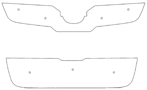 Radiaatori tuulekaitse TAMMERS Nissan Qashqai+2 2007-2010