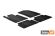 Auto salongimatid, kummist TRAVALL PEUGEOT 508 / 508 universaal 11-18 4PCS+FIX