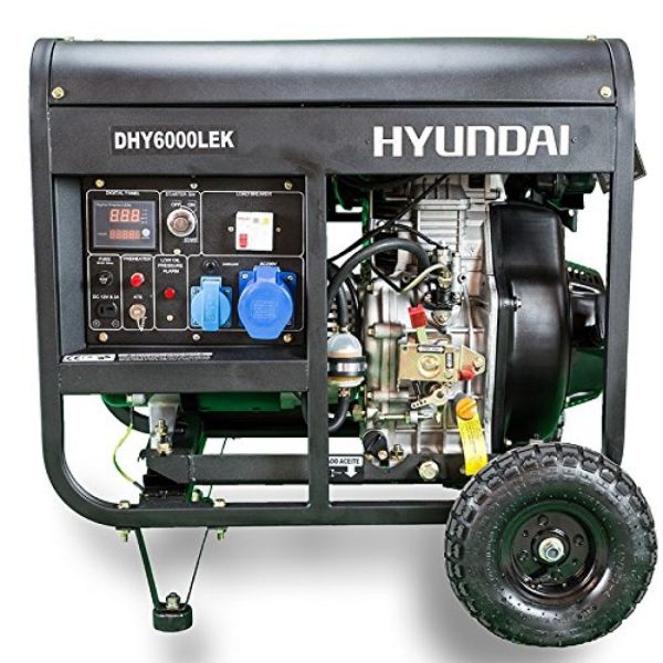Generaatorseade diisel Hyundai 5300W el.start. 2x16A 230V 14L paak