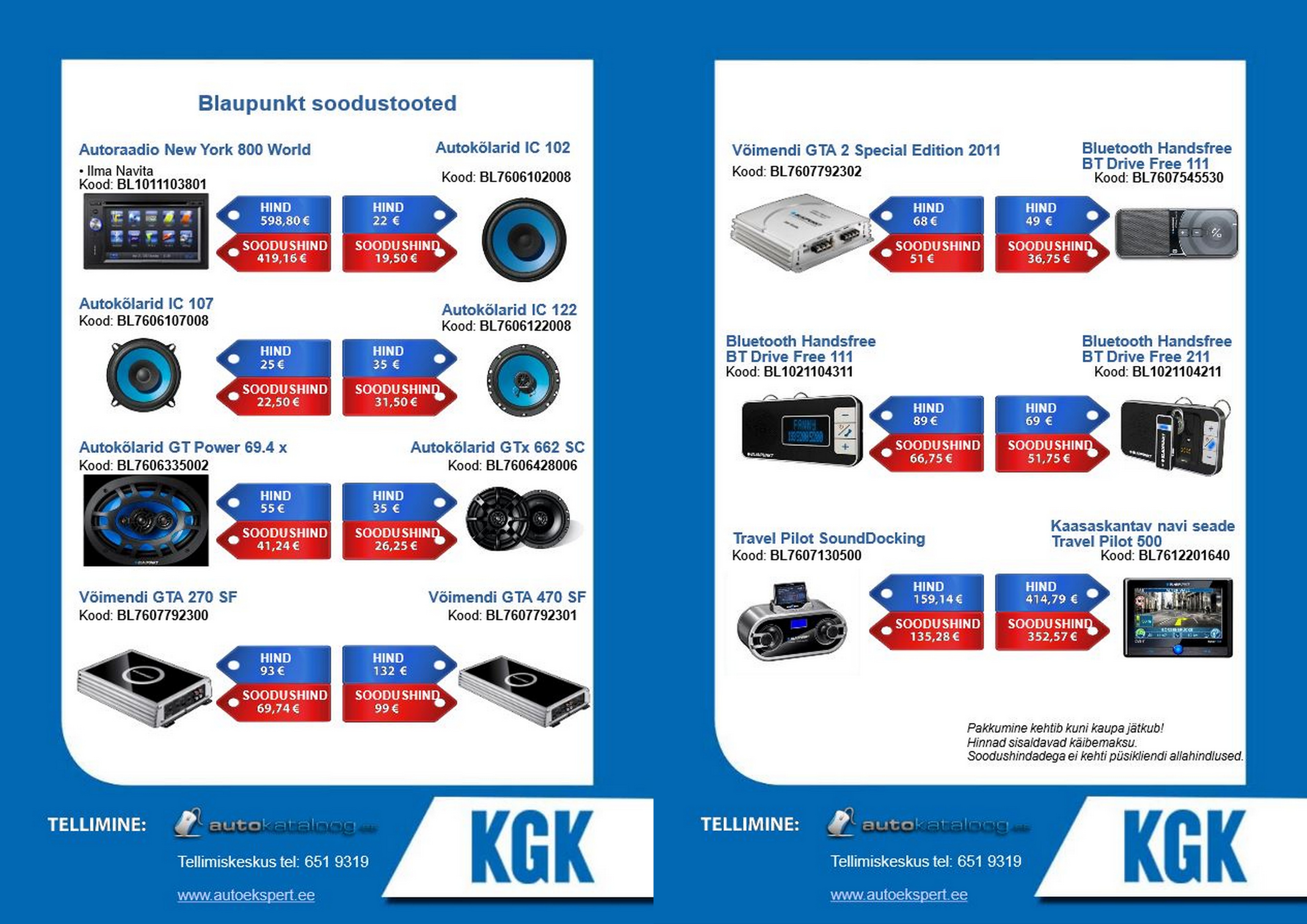 Blaupunkt sooduspakkumine !