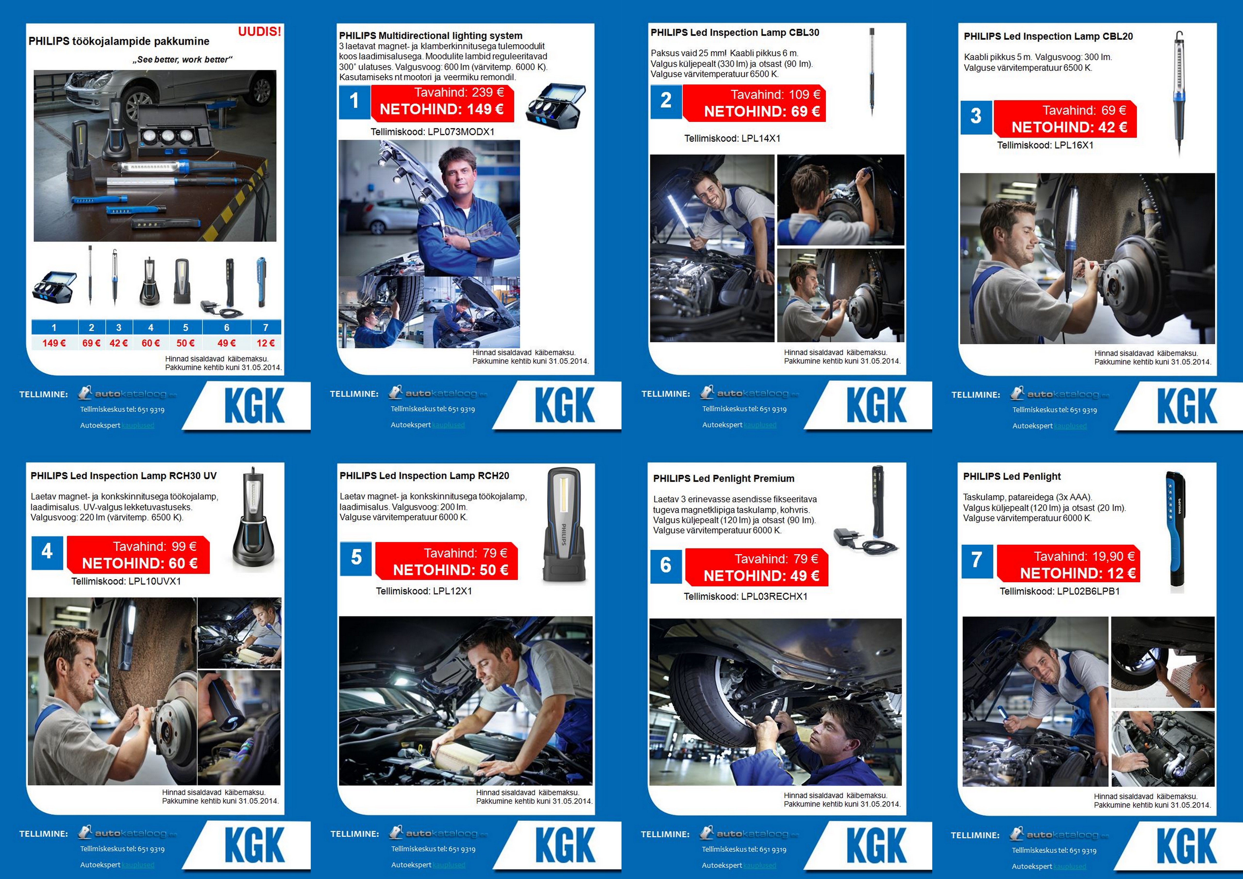 Hea hinnaga Philips lambid sinu töökotta!