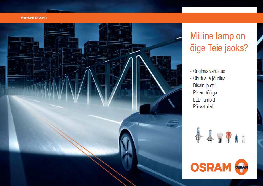 Milline OSRAM lamp on õige teie jaoks?