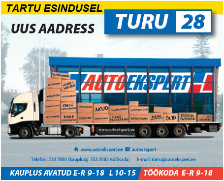 Tartu Autoekspert uuel aadressil 